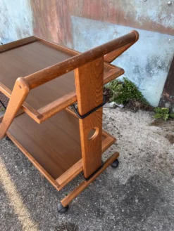 Desserte roulante pliante, chariot de service