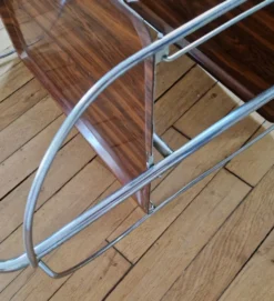 Desserte roulante pliante vintage années 70
