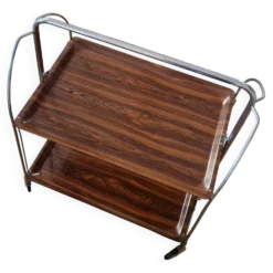 Desserte roulante pliante vintage années 70