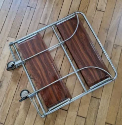 Desserte roulante pliante vintage années 70