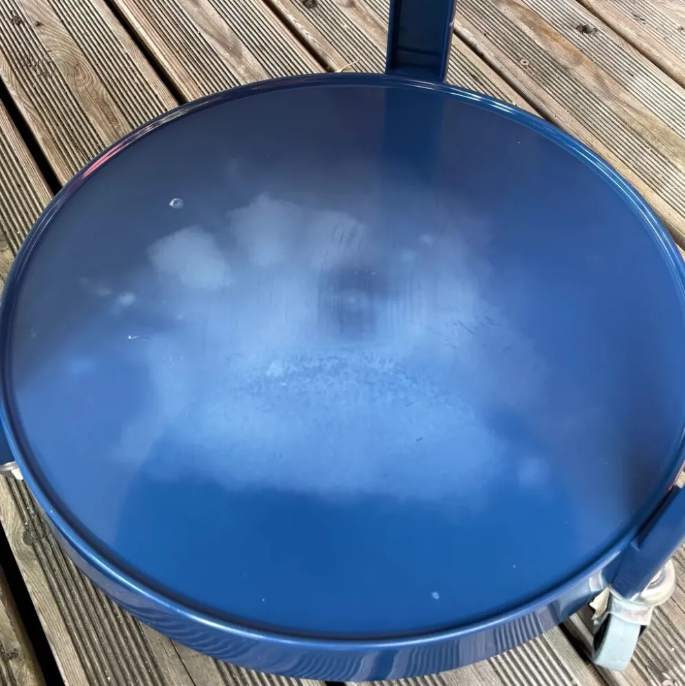 Desserte roulante space-age bleu marine