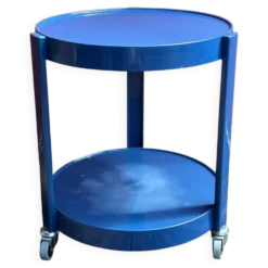 Desserte roulante space-age bleu marine