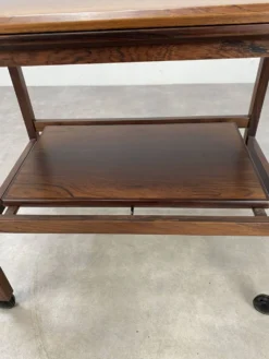 Desserte scandinave arrebo mobler en palissandre plateau portefeuille