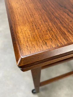 Desserte scandinave arrebo mobler en palissandre plateau portefeuille