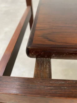 Desserte scandinave arrebo mobler en palissandre plateau portefeuille