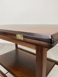 Desserte scandinave arrebo mobler en palissandre plateau portefeuille