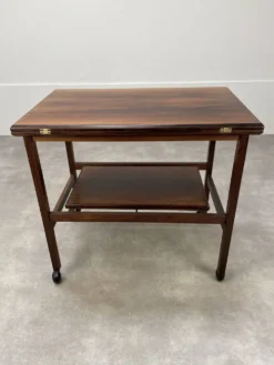Desserte scandinave arrebo mobler en palissandre plateau portefeuille