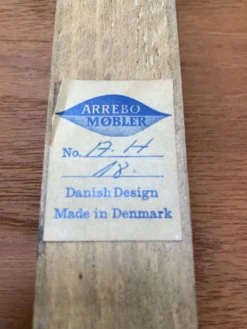 Desserte scandinave arrebo mobler en palissandre plateau portefeuille