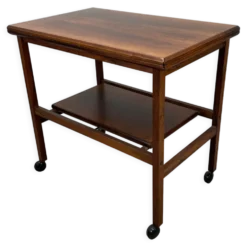 Desserte scandinave arrebo mobler en palissandre plateau portefeuille