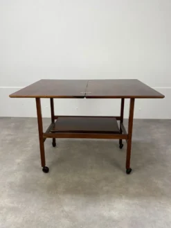 Desserte scandinave arrebo mobler en palissandre plateau portefeuille