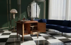 Desserte style Art Déco 1930 - Signée Gauthier Poinsignon Nancy