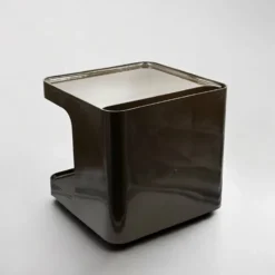 Desserte, table d'appoint Space Age marron par Marcello Siard pour Longato, années 1970