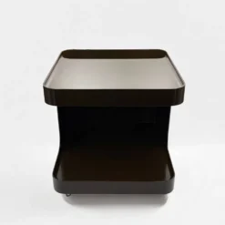 Desserte, table d'appoint Space Age marron par Marcello Siard pour Longato, années 1970