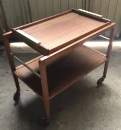 Desserte table sur roulettes scandinave années 60