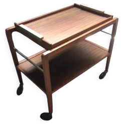 Desserte table sur roulettes scandinave années 60