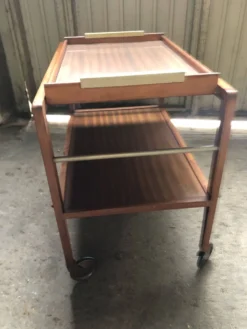Desserte table sur roulettes scandinave années 60