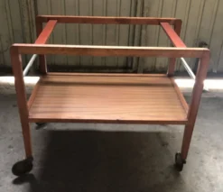 Desserte table sur roulettes scandinave années 60