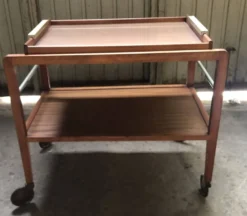 Desserte table sur roulettes scandinave années 60