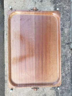 Desserte Textable pliante roulante vintage