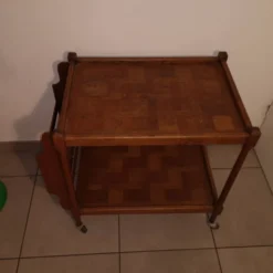 Desserte trolley Moderniste 1940-1950 Reconstruction Esprit GabrielAdnet