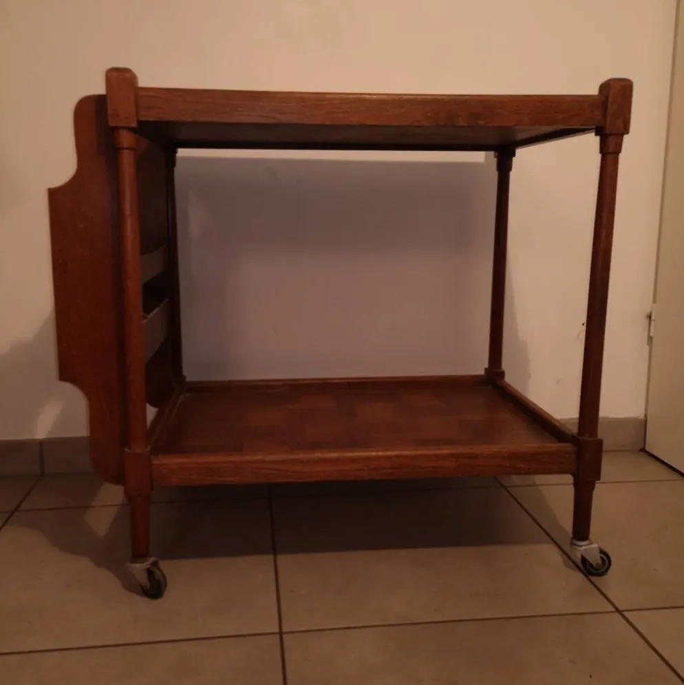Desserte trolley Moderniste 1940-1950 Reconstruction Esprit GabrielAdnet