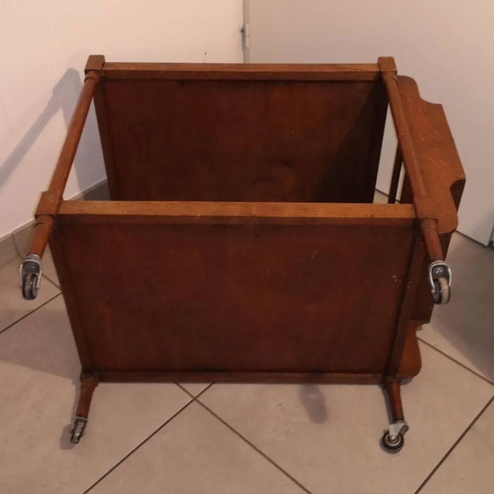 Desserte trolley Moderniste 1940-1950 Reconstruction Esprit GabrielAdnet
