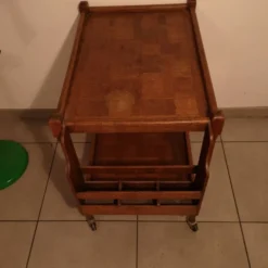 Desserte trolley Moderniste 1940-1950 Reconstruction Esprit GabrielAdnet