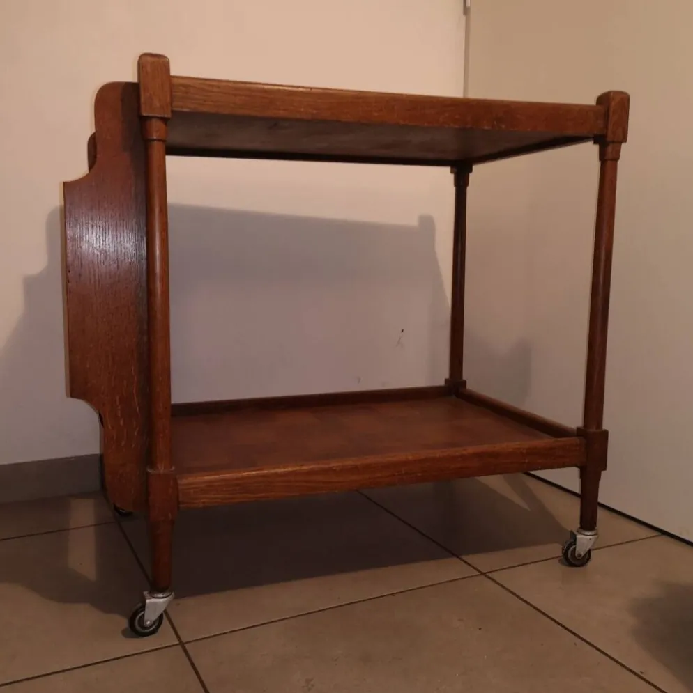 Desserte trolley Moderniste 1940-1950 Reconstruction Esprit GabrielAdnet
