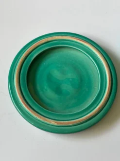 Dessous de bouteille en céramique émaillée