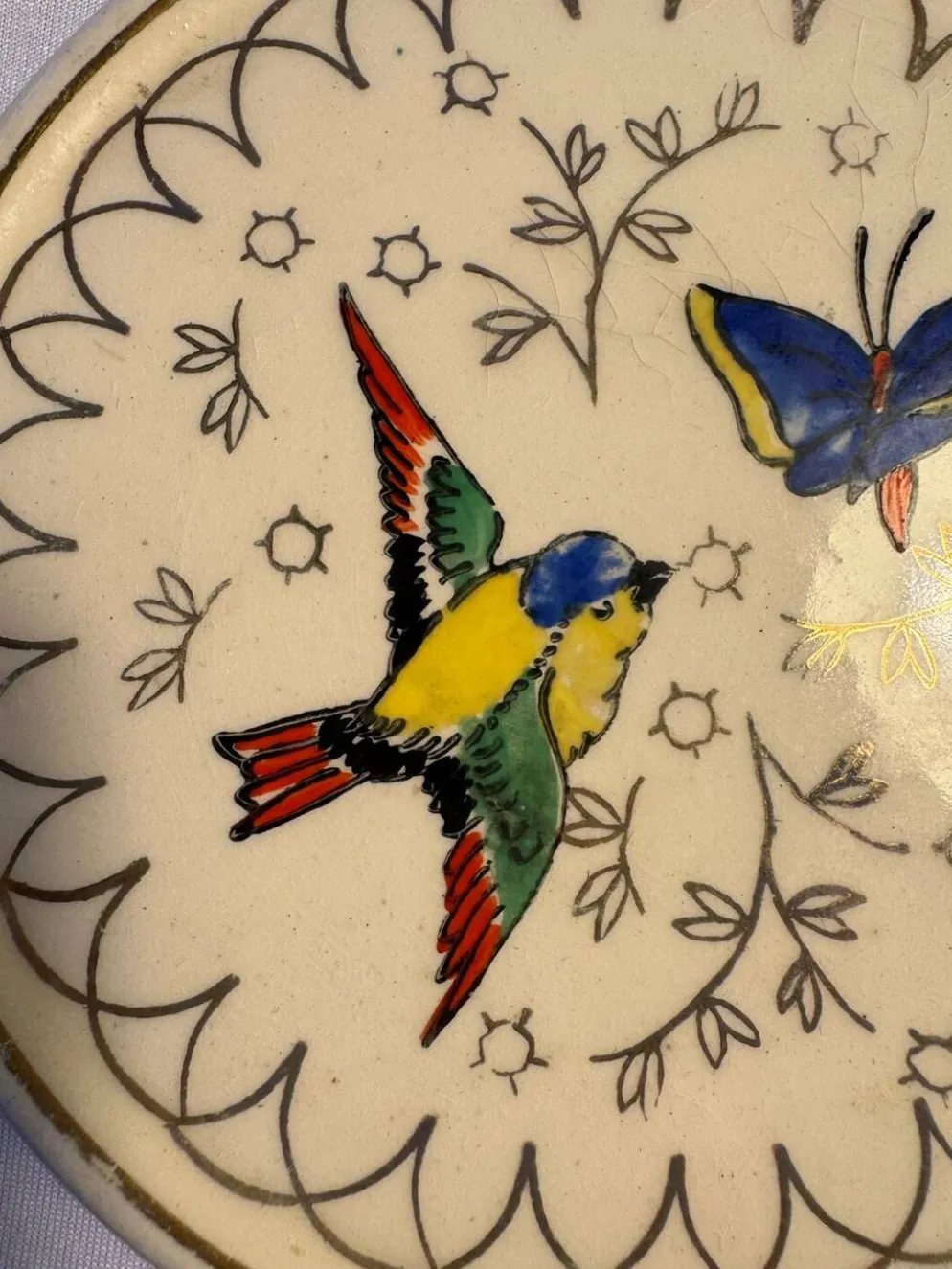Dessous de bouteille Longwy XX siècle