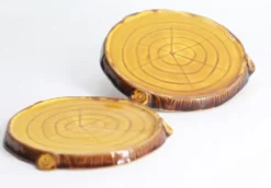 Dessous de bouteilles en céramique