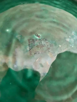 Dessous de bouteilles et plat céramique