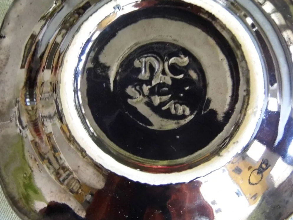 Dessous de bouteilles ou verres, céramique Vallauris vintage