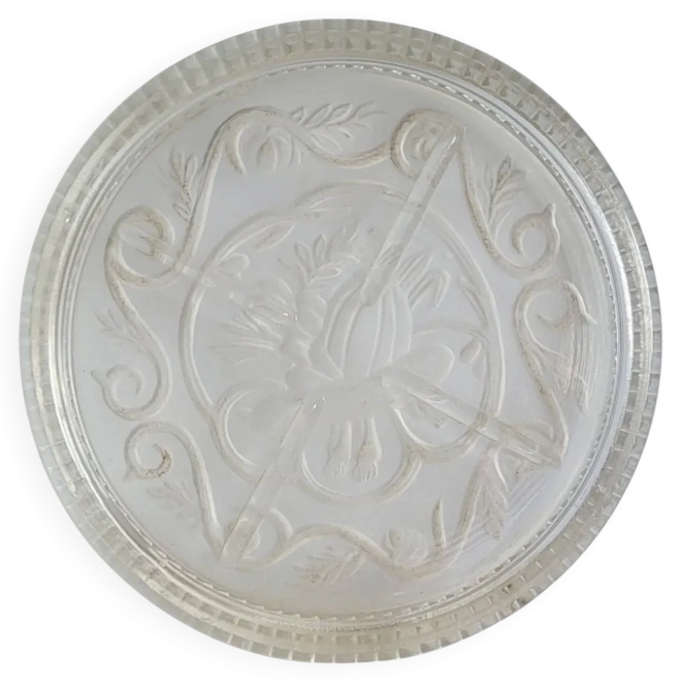 Dessous de bouteille verre Art Nouveau