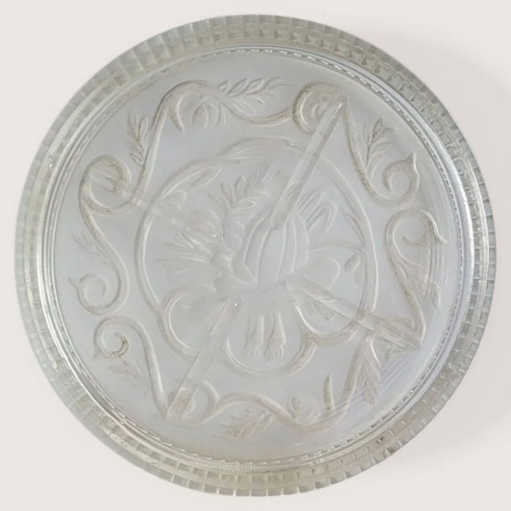 Dessous de bouteille verre Art Nouveau