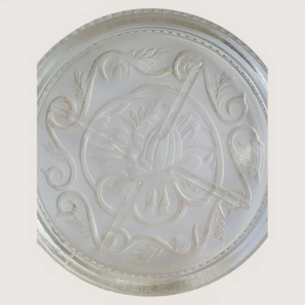Dessous de bouteille verre Art Nouveau