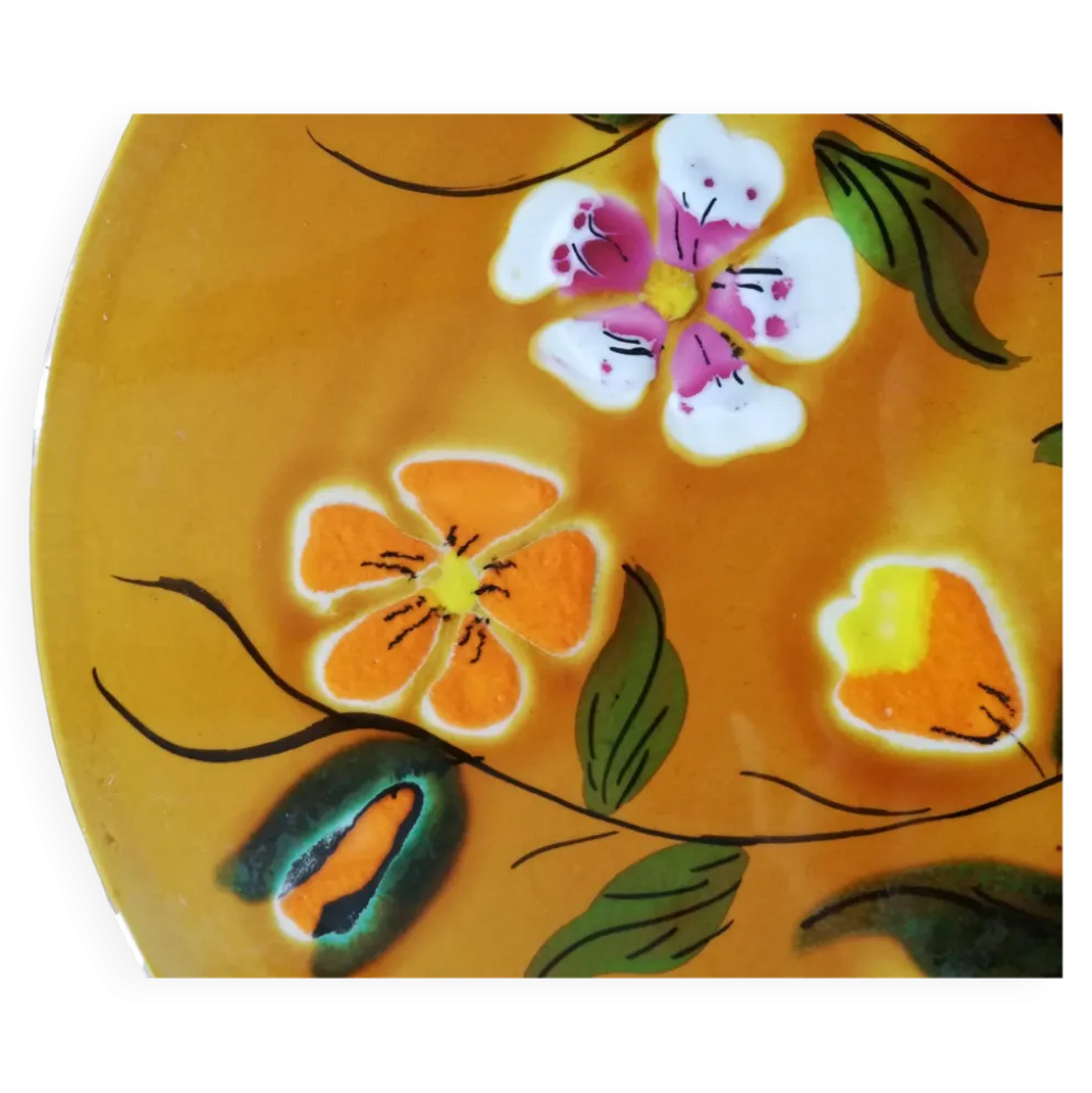 Dessous de plat ancien en céramique de Poet-Laval
