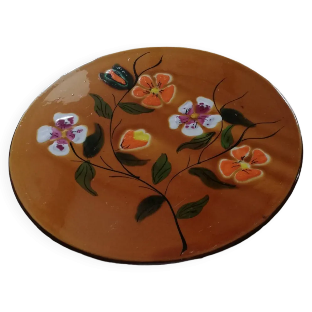 Dessous de plat ancien en céramique de Poet-Laval