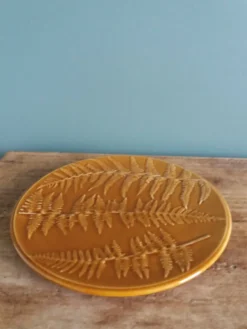 Dessous de plat, assiette Création Val d’Or Gien