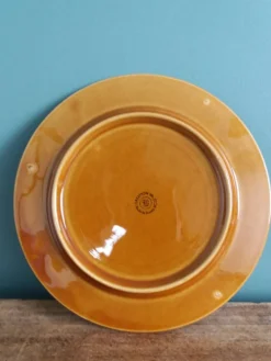 Dessous de plat, assiette Création Val d’Or Gien