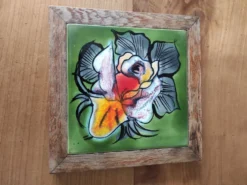 Dessous de plat avec carreau de faïence