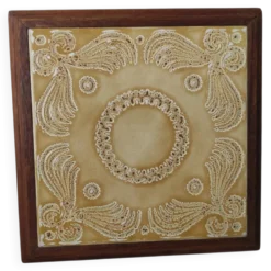 Dessous de plat bois et céramique