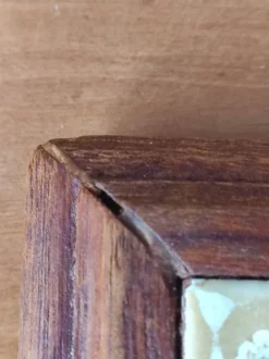 Dessous de plat bois et céramique