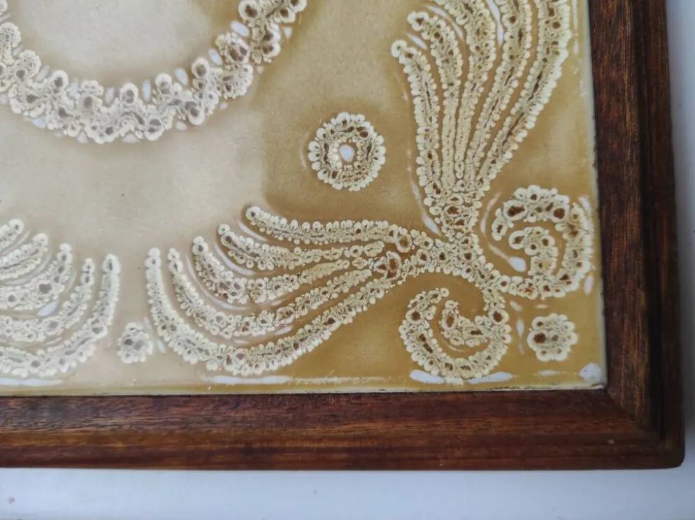 Dessous de plat bois et céramique