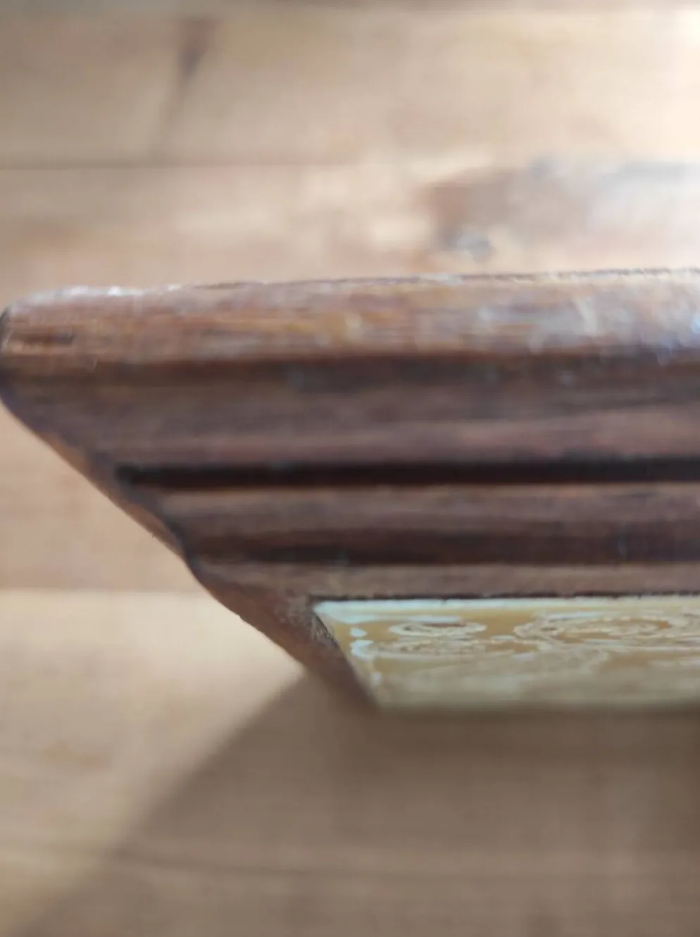 Dessous de plat bois et céramique