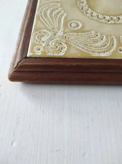 Dessous de plat bois et céramique