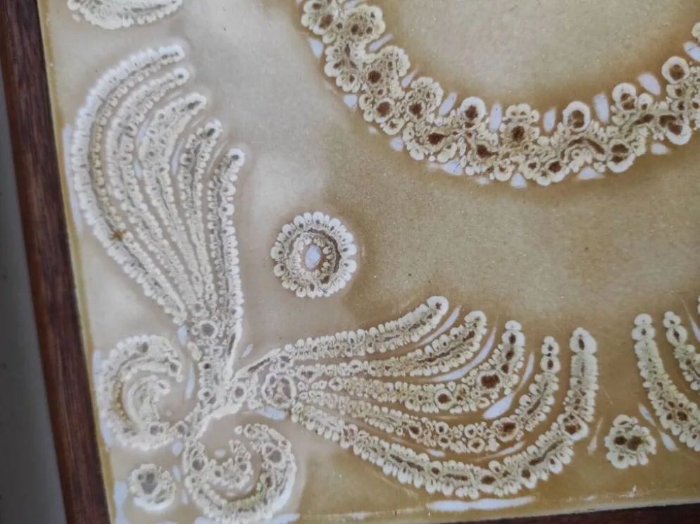 Dessous de plat bois et céramique
