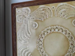 Dessous de plat bois et céramique