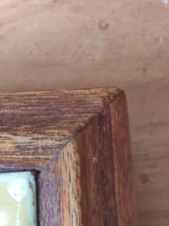 Dessous de plat bois et céramique