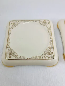 Dessous de Plat / Bouteilles Villeroy & Boch Doré Mettlach Sarre 47-56